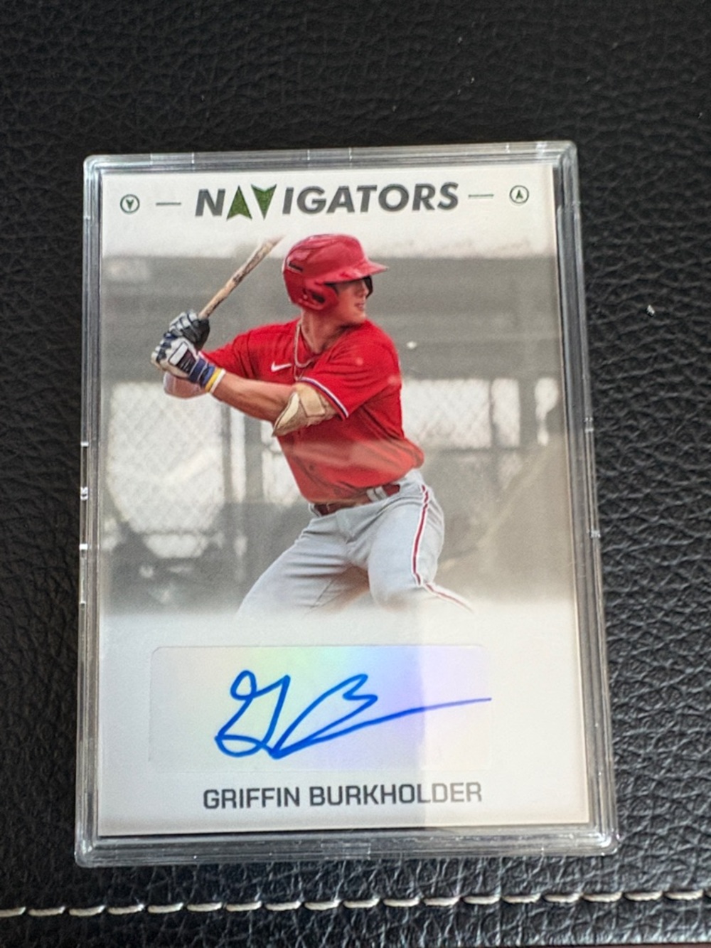 2025 Meridian Pulse Griffin Burkholder Baseball Autograph Card - 04/15